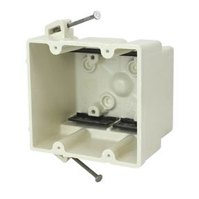 fiberglassBOX 2300-NK Electrical Box, 2 -Gang, Fiberglass/Polyester, Beige/Tan, Wall Mounting