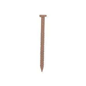 ProSource NTP-079-PS Panel Nail, 16D, 1 in L, Steel, Painted, Flat Head, Ring Shank, Oak, 171 lb 5 Pack