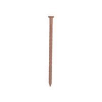 ProSource NTP-081-PS Panel Nail, 15D, 1-5/8 in L, Steel, Painted, Flat Head, Ring Shank, Brown, 171 lb 5 Pack 
