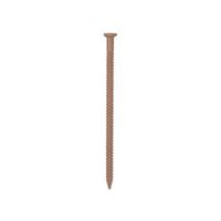 ProSource NTP-088-PS Panel Nail, 15D, 1-5/8 in L, Steel, Painted, Flat Head, Ring Shank, Oak, 171 lb 5 Pack 