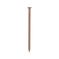 ProSource NTP-171-PS Panel Nail, 15D, 1-5/8 in L, Steel, Painted, Flat Head, Ring Shank, Oak, Pack of 4 
