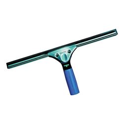 Professional Unger 960140 Performance Grip Squeegee, 18 in Blade, Rubber Blade, Blue 