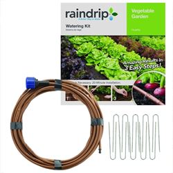 Raindrip R567DT Drip Watering Vegetable Garden Kit with Anti-Syphon 