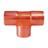 Elkhart Products 111 Series 32818 Pipe Tee, 1 in, Sweat, Copper 