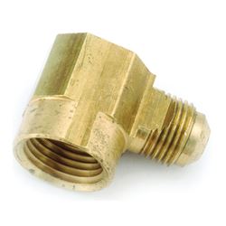 Anderson Metals 754050-0808 Tube Elbow, 1/2 in, 90 deg Angle, Brass, 750 psi Pressure, Pack of 5 