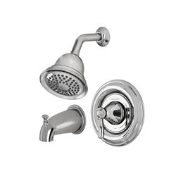 American Standard Marquette Series 7761 Tub and Shower Set, Brass, Chrome Plated 