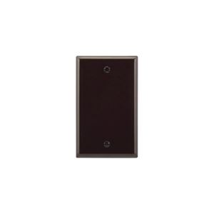 Eaton Cooper Wiring 2129 2129B-BOX Wallplate, 3-1/2 in L, 5-1/4 in W, 1/4 in Thick, 1 -Gang, Thermoset, Brown 25 Pack