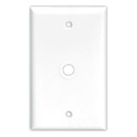 Eaton Wiring Devices 2128LA Wallplate, 4-1/2 in L, 2-3/4 in W, 1 -Gang, 1 -Port, Thermoset, Light Almond 
