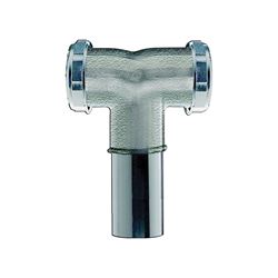 Plumb Pak PP18CP Tee and Tailpiece, 1-1/2 in, Slip-Joint, Brass 