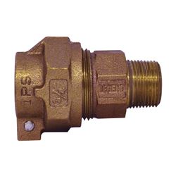 Legend T-4320NL Series 313-234NL Pipe Coupling, 3/4 in, Pack Joint x MNPT, Bronze, 100 psi Pressure 