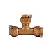 Legend T-4442NL Series 313-390NL Pipe Tee, 3/4 in, Pack Joint, Bronze, 100 psi Pressure 