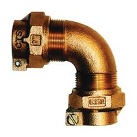 Legend T-4411NL Series 313-334NL Pipe Elbow, 3/4 in, Pack Joint, 90 deg Angle, Bronze, 100 psi Pressure 