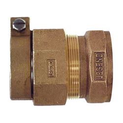 Legend T-4305NL Series 313-275NL Pipe Coupling, 1 in, Tube Compression CTS x FIP, Bronze, 100 psi Pressure 