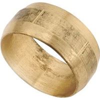 Anderson Metals 730060-04 Pipe Sleeve, 1/4 in Compression, Brass 