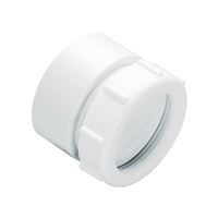Plumb Pak PP999W Marvel Pipe Connector, 1-1/2 in, Compression, Plastic, White 