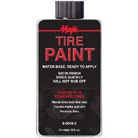 Majic Paints 8-0018-3 Ready-to-Apply Tire Paint, Black, 16 oz 