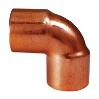 Elkhart Products 31296 Pipe Elbow, 1 in, Sweat, 90 deg Angle, Copper 