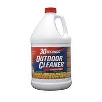 30 Seconds 1G30S Outdoor Cleaner, 1 gal, Bottle, Liquid, Bleach, Light Yellow 4 Pack 
