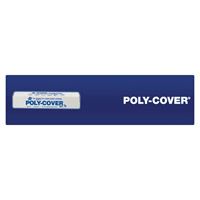 Poly-Cover 4X10-C Masking Sheet, 100 ft L, 10 ft W, Plastic Backing, Clear 