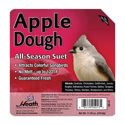 Heath DD-13 Suet Cake, All-Season, Apple Dough, 11.25 oz, Pack of 12 