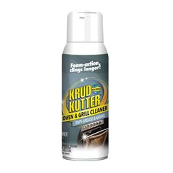 KRUD KUTTER 298478 Oven and Grill Cleaner, 12 oz Aerosol Can, Liquid, Mild, Clear 