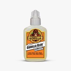 Gorilla 5201205 Glue, Liquid, Clear Yellow, 2 oz Bottle 