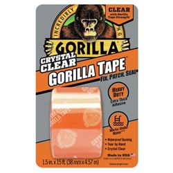 Gorilla 6015002 Tape, 5 yd L, 1-1/2 in W 