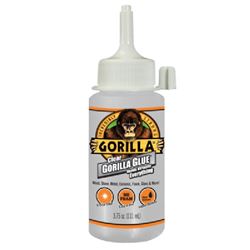 Gorilla 4537502 Glue, Clear, 3.75 oz Bottle 