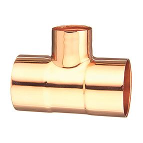Elkhart Products 111R Series 32874 Reducing Pipe Tee, 1-1/4 x 1-1/4 x 3/4 in, Sweat, Copper