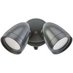 ETI 51401142 Security Light, 120 V, 20 W, 2-Lamp, LED Lamp, Bright White Light, 1200 Lumens, 4000 K Color Temp 