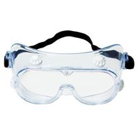 3M 40660-00000-10 Splash Goggles, Polycarbonate Lens, Clear Frame 