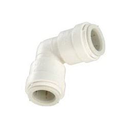 WATTS 3517-08/P-420 Union Pipe Elbow, 3/8 in, 90 deg Angle, Plastic, Off-White, 100 psi Pressure 