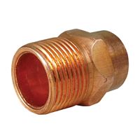 Elkhart Products 104 Series 30354 Pipe Adapter, 1-1/4 in, Sweat x MNPT, Copper 