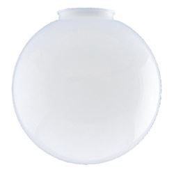 Westinghouse 8186900 Light Shade, 6 in Dia, Globe, Polycarbonate, White 