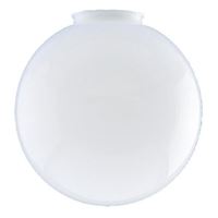 Westinghouse 8186900 Light Shade, 6 in Dia, Globe, Polycarbonate, White 