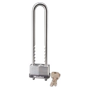 Master Lock 517D Padlock, Keyed Different Key, Adjustable Shackle, 9/32 in Dia Shackle, Steel Shackle, Steel Body