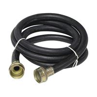 Plumb Pak PP850-2 Washing Machine Discharge Hose, 3/4 in ID, 6 ft L, Female, Rubber 