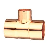 Elkhart Products 111R Series 32774 Reducing Pipe Tee, 3/4 x 3/4 x 1/2 in, Sweat, Copper 