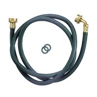 Plumb Pak PP850-6 Washing Machine Discharge Hose, 3/4 in ID, 6 ft L, Female, Rubber 