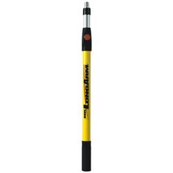 Mr. LongArm Super Tab-Lok 7508 Extension Pole, 1-1/4 in Dia, 4.1 to 7.2 ft L, Aluminum, Fiberglass Handle 