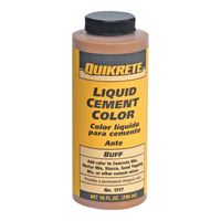 Quikrete 131702 Cement Colorant, Buff, Liquid, 10 oz Bottle 