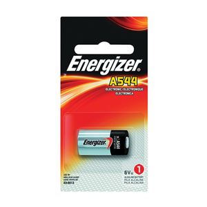 Energizer A544BPZ Zero-Mercury Battery, 6 V Battery, 178 mAh, A544 Battery, Alkaline Manganese Dioxide