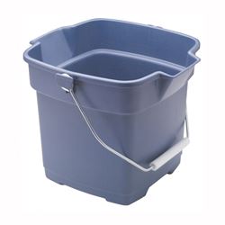 Rubbermaid Roughneck FG296400ROYBL Utility Bucket, 12 qt Capacity, Polyethylene, Royal Blue 