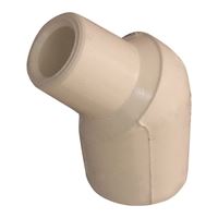 NIBCO T00093C Street Pipe Elbow, 1/2 in, 45 deg Angle, CPVC, 40 Schedule 