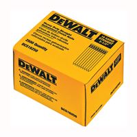 DeWALT DCS16250 Finish Nail, 2-1/2 in L, 16 Gauge, Steel, Galvanized, Brad Head, Smooth Shank, 2500/PK 