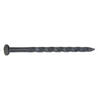 MAZE H526S050 Post and Frame Nail, Hand Drive, 20D, 4 in L, Steel, Brite, Spiral Shank, 50 lb 