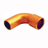 Elkhart Products 31392 Street Pipe Elbow, 1/4 in, Sweat x FTG, 90 deg Angle, Copper 