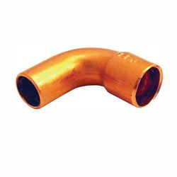 Elkhart Products 31400 Street Pipe Elbow, 1/2 in, Sweat x FTG, 90 deg Angle, Copper 