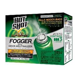 Hot Shot 96180 Fogger with Odor Neutralizer, 2000 cu-ft Coverage Area, Light Yellow/Water White 