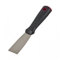 Hyde 04101 Putty Knife, 1-1/2 in W Blade, HCS Blade, Polypropylene Handle, Ergonomic Handle 
